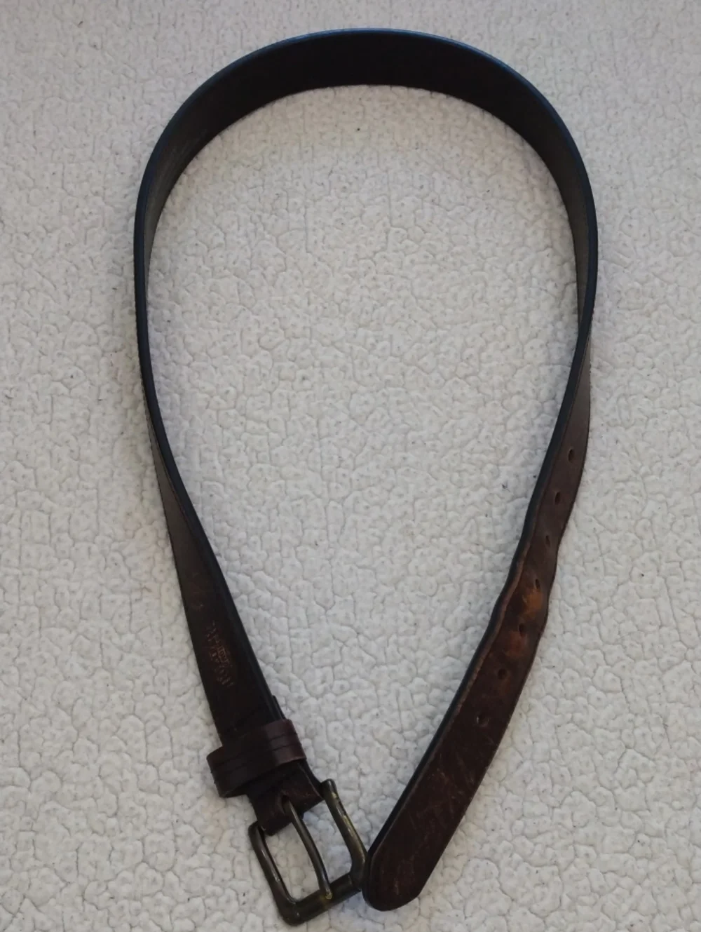 Handcrafted Brown Full Grain Italian Leather Belt (Guaranteed for Life)  38